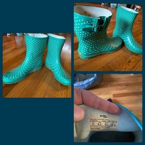 Teal Womens Rainboots